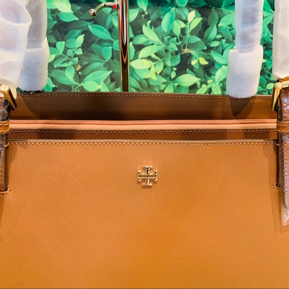 TORY BURCH Emerson Leather Large Buckle Tote - Picture 3 of 8